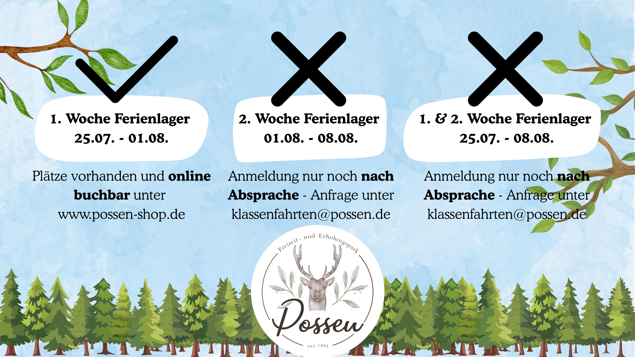 2026 | 1 Woche Ferienlager | 25.07.2026 - 01.08.2026